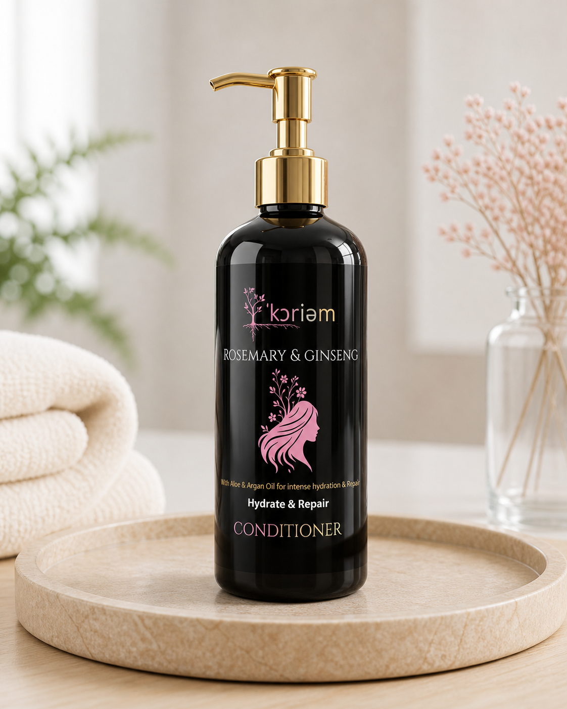 Rosemary & Ginseng Conditioner w/ Mint 12oz. bottle