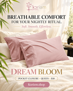 Dream Bloom bamboo pillowcase breathable comfort benefit