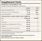 'Koriem Collagen Peptide + Gut Support Supplement Information