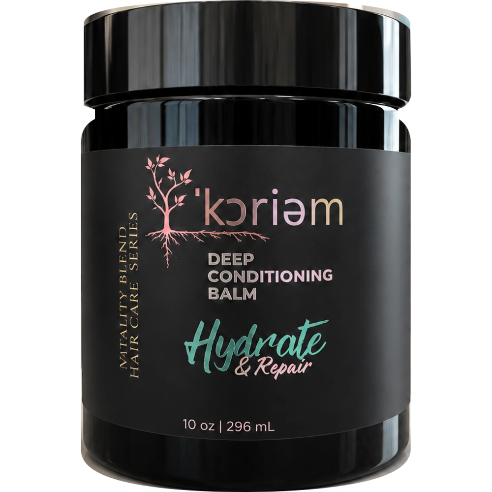 ’Koriem Hydrate & Repair Deep Conditioning Balm — 10 oz black jar