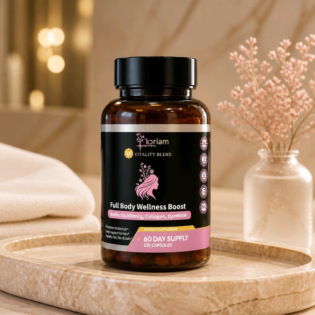 Full Body Wellness Boost, Hair Growth Focused Supplement