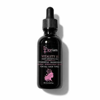 'Koriem Vitality 11 Botanical Scalp Oil — 2 oz black dropper bottle