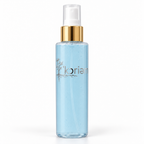 ‘Koriem Air Bloom Spray with silver logo and gold collar