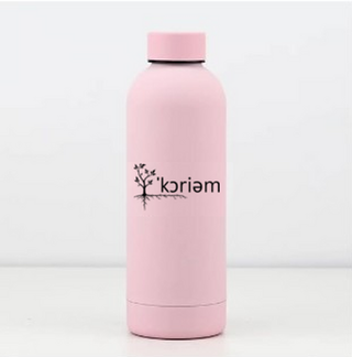 Pink 500 mL Koriem vacuum-insulated stainless-steel water bottle