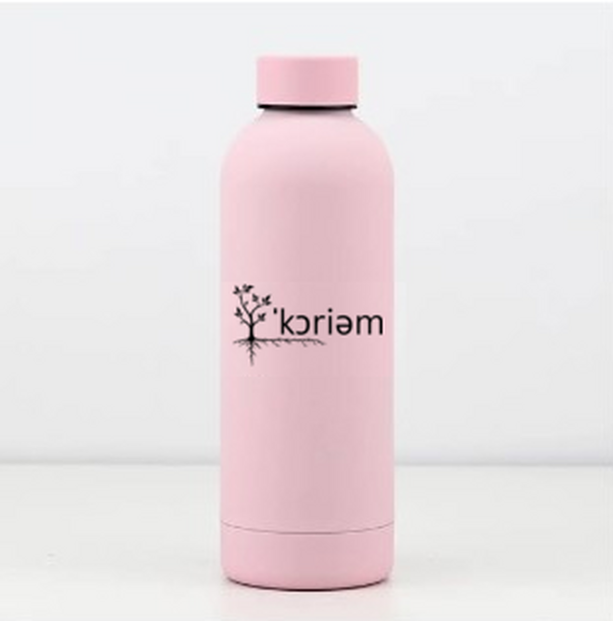 Pink 500 mL Koriem vacuum-insulated stainless-steel water bottle